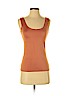 A'nue Ligne Orange Sleeveless T-Shirt Size P (petite) - photo 1