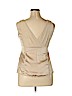 White House Black Market Tan Sleeveless Silk Top Size 14 (petite) - photo 2