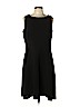 rsvp by TALBOTS 100% Polyester Black Casual Dress Size 12 (petite) - photo 1