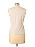 August Silk Ivory Sleeveless Top Size L - photo 2