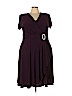 R&M Richards Purple Cocktail Dress Size 22W - photo 1