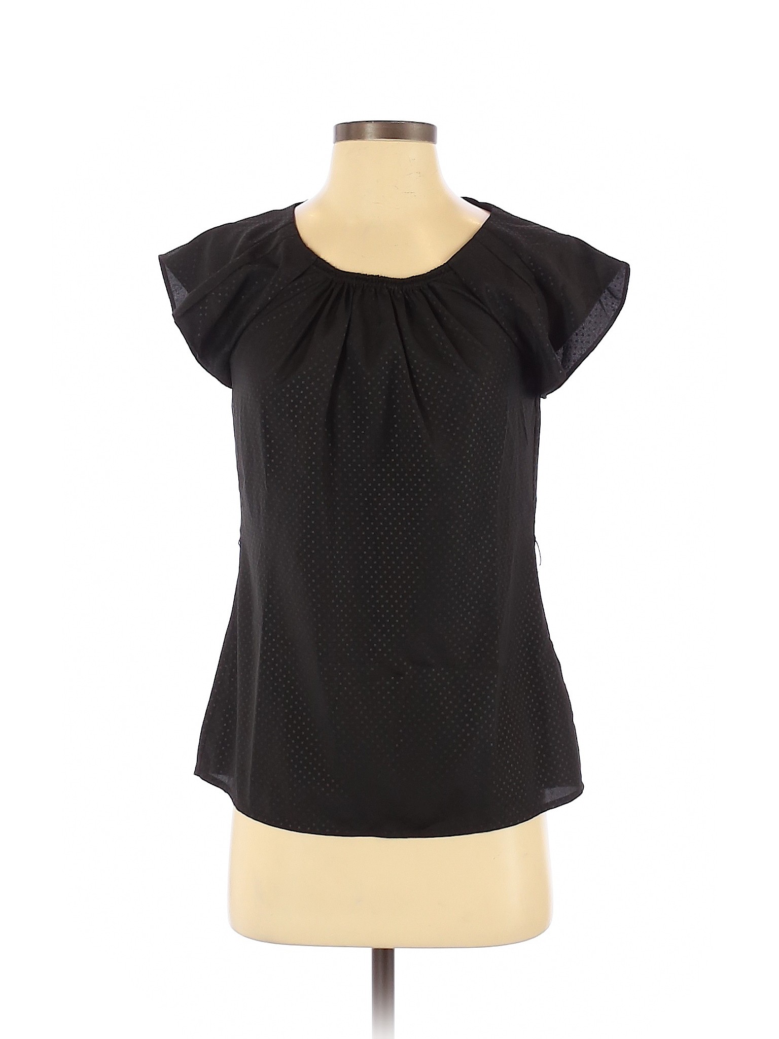 Mossimo Women Black Short Sleeve Blouse XS eBay