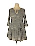 H&M 100% Viscose White Casual Dress Size 14 - photo 1