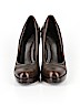 Tory Burch 100% Leather Brown Heels Size 9 1/2 - photo 2