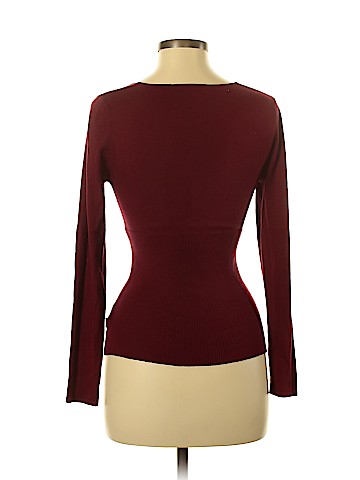 BCBGMAXAZRIA Silk Pullover Sweater (view 2)