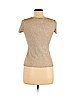 Ann Taylor Gold Short Sleeve Silk Top Size S (petite) - photo 2