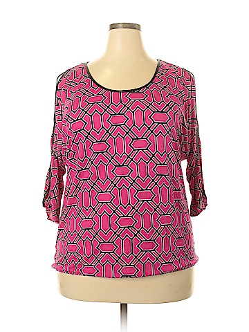 INC International Concepts 3/4 Sleeve Top (view 1)