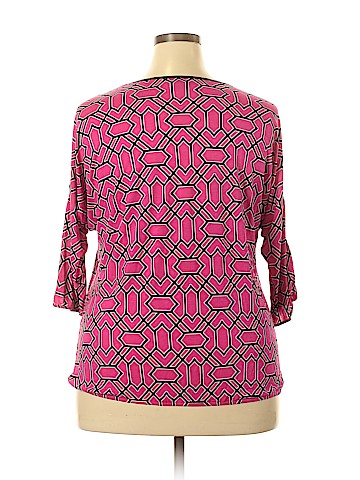 INC International Concepts 3/4 Sleeve Top (view 2)