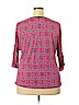 INC International Concepts 100% Rayon Pink 3/4 Sleeve Top Size 2X - photo 2