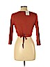 Forever 21 Orange 3/4 Sleeve Top Size L - photo 2
