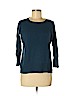 Neiman Marcus 100% Cashmere Blue Cashmere Pullover Sweater Size M - photo 1