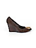 Tory Burch Brown Wedges Size 11 - photo 1