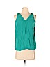 Banana Republic 100% Rayon Teal Sleeveless Blouse Size XS - photo 1