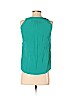 Banana Republic 100% Rayon Teal Sleeveless Blouse Size XS - photo 2