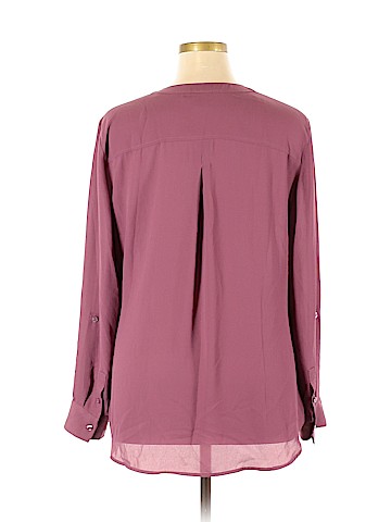 Soho JEANS NEW YORK & COMPANY Long Sleeve Blouse (view 2)