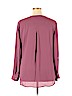 Soho JEANS NEW YORK & COMPANY 100% Polyester Purple Long Sleeve Blouse Size XL - photo 2