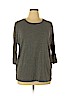 SONOMA life + style Gray Long Sleeve Top Size XL - photo 1