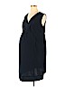 Gap - Maternity 100% Polyester Blue Casual Dress Size XL - photo 1