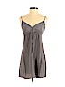 Twelfth Street by Cynthia Vincent 100% Silk Gray Casual Dress Size P (petite) - photo 1