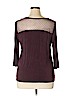 Lane Bryant Burgundy 3/4 Sleeve Top Size 14 - 16 Plus - photo 2