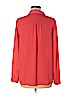 Ann Taylor LOFT 100% Polyester Orange Long Sleeve Blouse Size M - photo 2