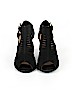 Top Moda Black Ankle Boots Size 6 1/2 - photo 2