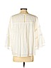 Clu 100% Cotton White 3/4 Sleeve Blouse Size S - photo 2