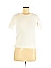 Theory White Short Sleeve Top Size M - photo 1