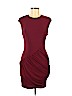 Elizabeth and James Burgundy Cocktail Dress Size M - photo 1