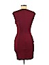 Elizabeth and James Burgundy Cocktail Dress Size M - photo 2