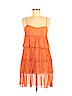 Trina Turk 100% Silk Orange Casual Dress Size 6 - photo 1