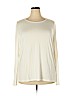 Lord & Taylor White Long Sleeve Top Size 3X - photo 1