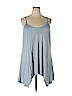 Logo Layers Blue Sleeveless Top Size 3X - photo 1