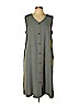 Vicki Wayne's 100% Polyester Gray Casual Dress Size 12 - photo 1