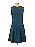 Ann Taylor LOFT Outlet Teal Casual Dress Size 6 - photo 2