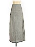 En Creme 100% Cotton Gray Casual Skirt Size L - photo 2
