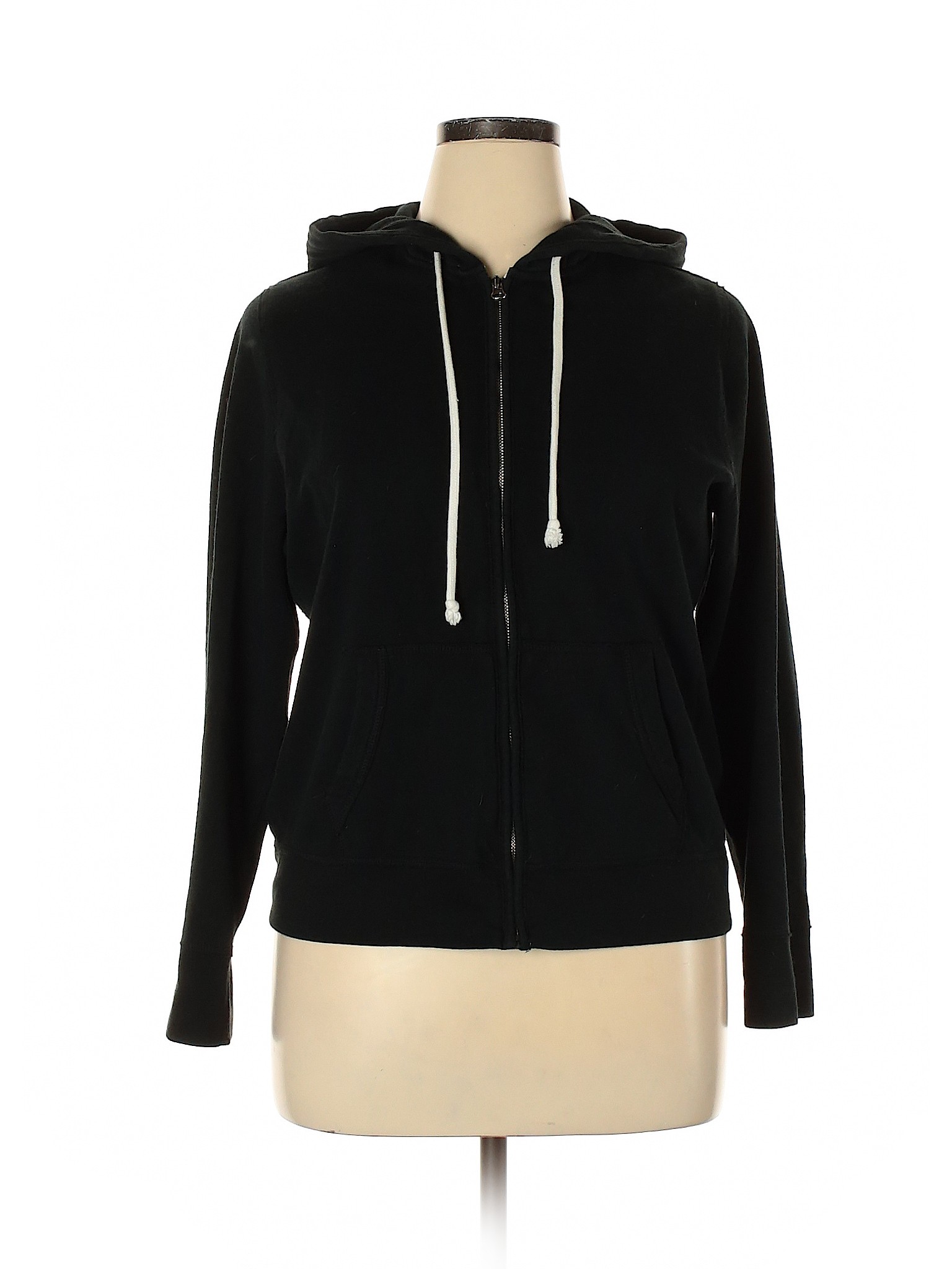 mossimo black zip up hoodie