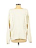 Aqua 100% Polyester Ivory Pullover Sweater Size M - photo 2