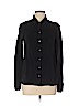 ADAM by Adam Lippes 100% Silk Black Long Sleeve Button-Down Shirt Size L - photo 1