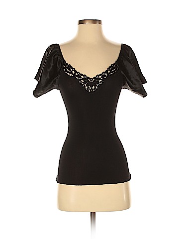 Assorted Brands Short Sleeve Silk Top (view 1)
