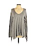 Zara W&B Collection Gray Long Sleeve Top Size S - photo 1