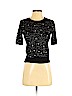 Zara Black Short Sleeve Top Size S - photo 1