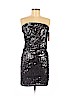 Alice + Olivia 100% Silk Black Cocktail Dress Size 2 - photo 1