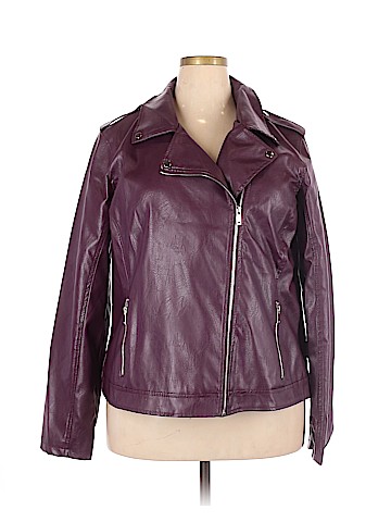 Ashley Stewart Faux Leather Jacket (view 1)