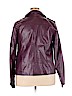 Ashley Stewart 100% Polyurethane Purple Faux Leather Jacket Size 18 - photo 2