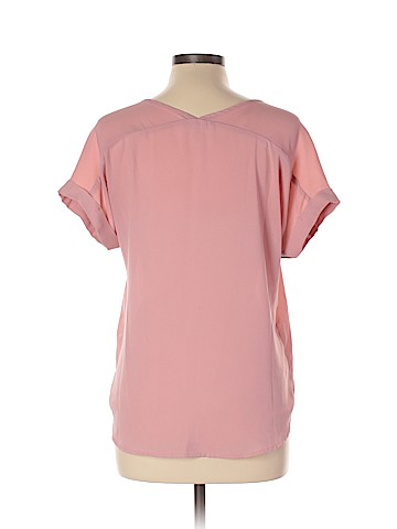 Pink Rose Short Sleeve Blouse (view 2)