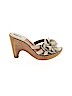 Born 100% Leather Tan Heels Size EU 36 1/2 - photo 1