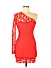H&M 100% Polyamide Red Cocktail Dress Size 4 - photo 1