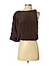 Alice + Olivia 100% Silk Brown Sleeveless Silk Top Size 4 - photo 1