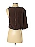 Alice + Olivia 100% Silk Brown Sleeveless Silk Top Size 4 - photo 2